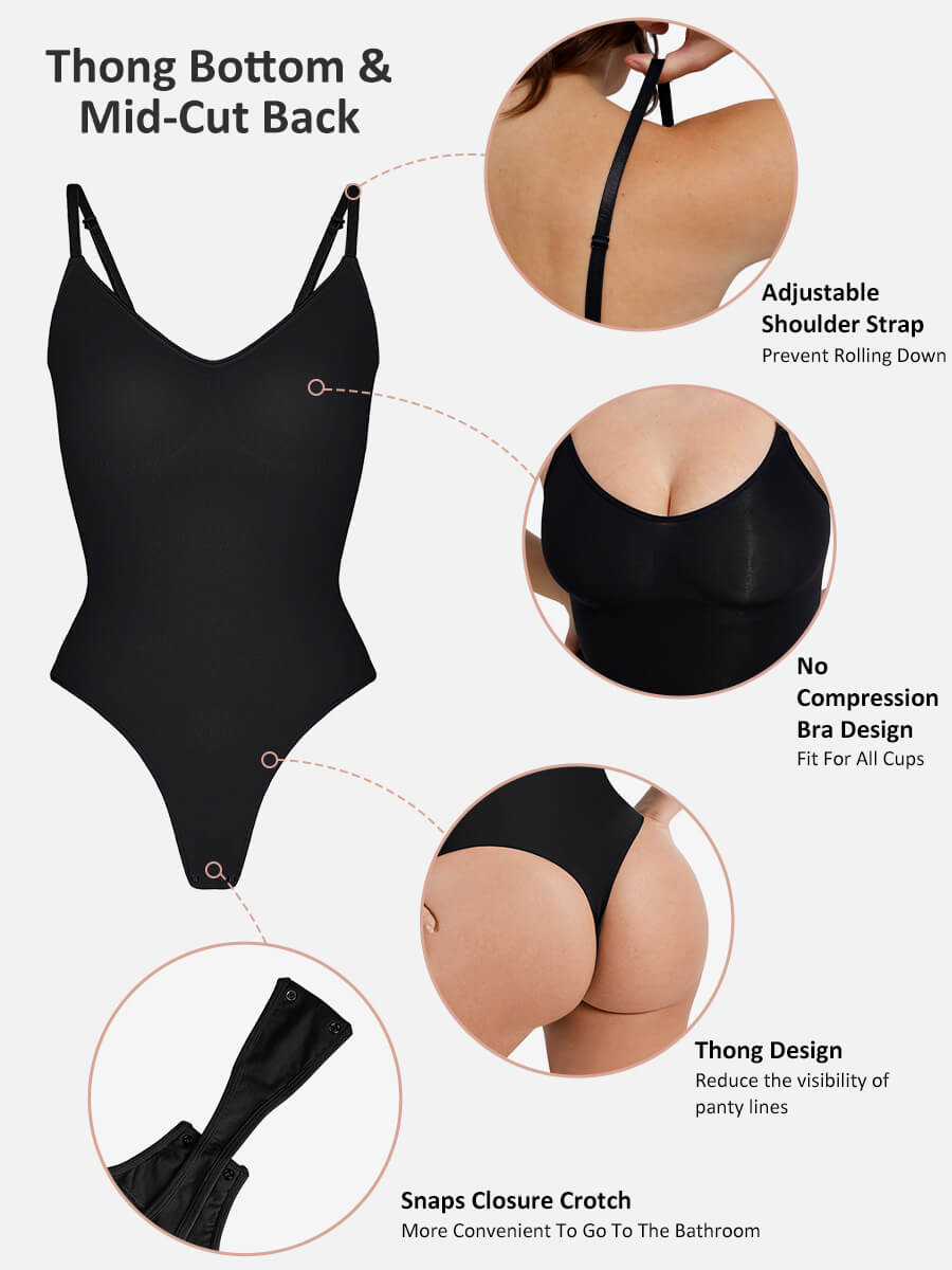 Feelingirl All Day Every Day Tummy Control Slimming Bodysuit