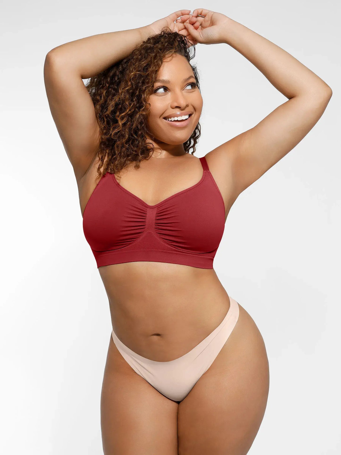 Feelingirl Seamless Everyday Bra with Built-In Soft Padding