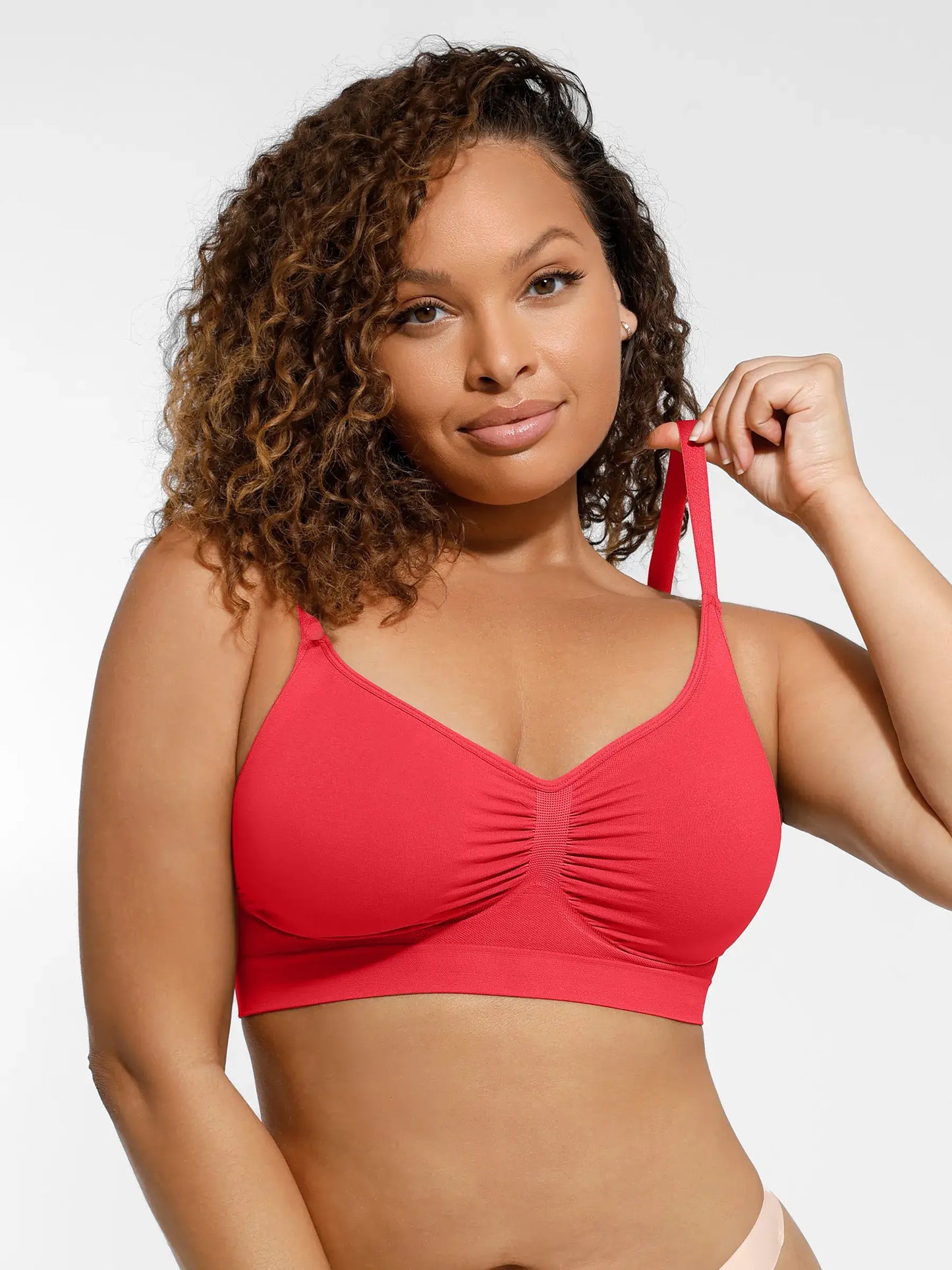 Feelingirl Seamless Everyday Bra with Built-In Soft Padding