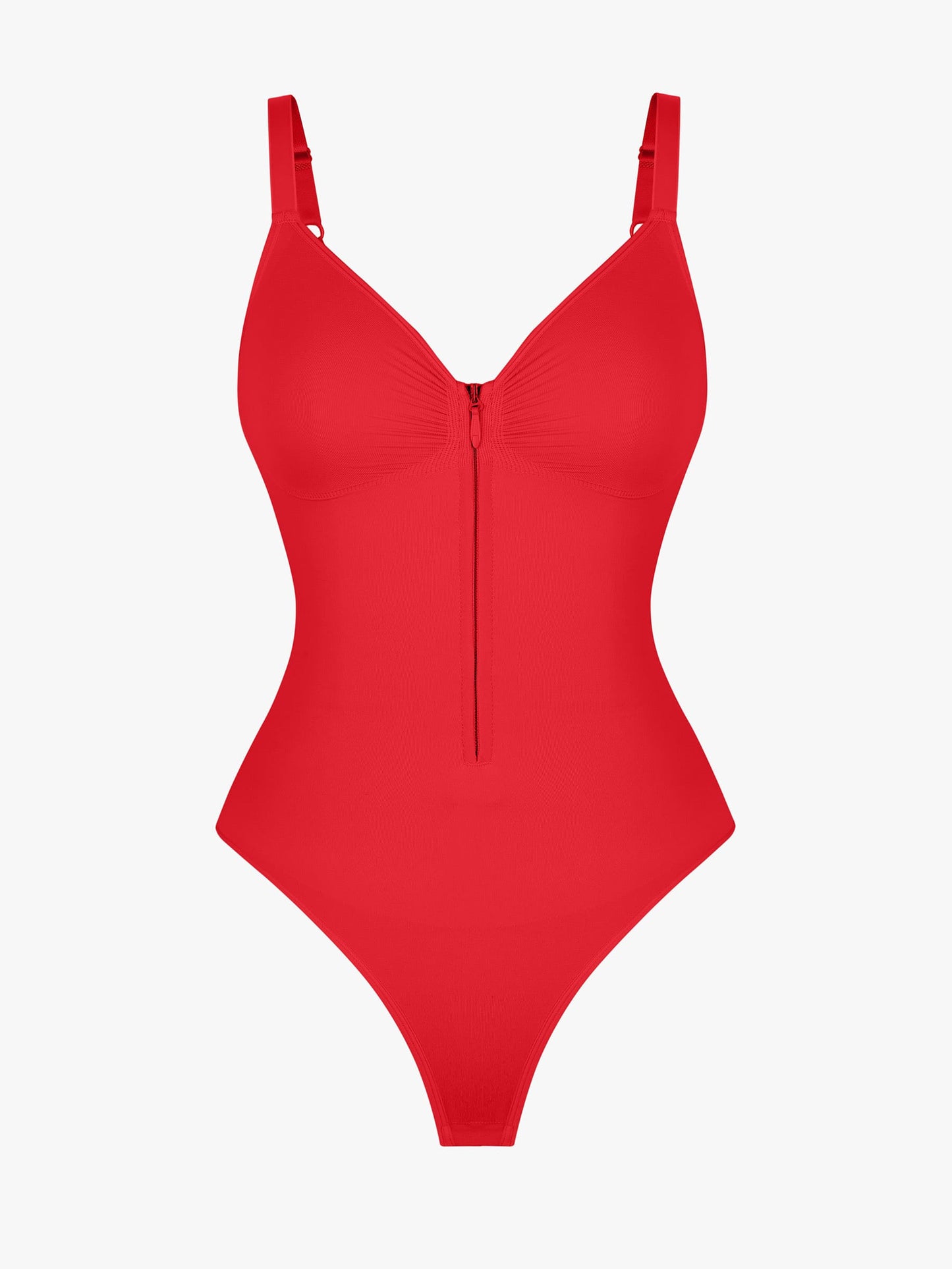 Feelingirl Tummy Control Seamless Zipper Shaping Bodysuit