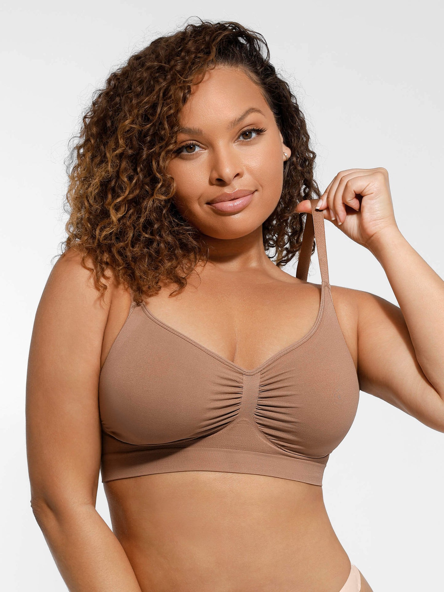 Feelingirl Seamless Everyday Bra with Built-In Soft Padding