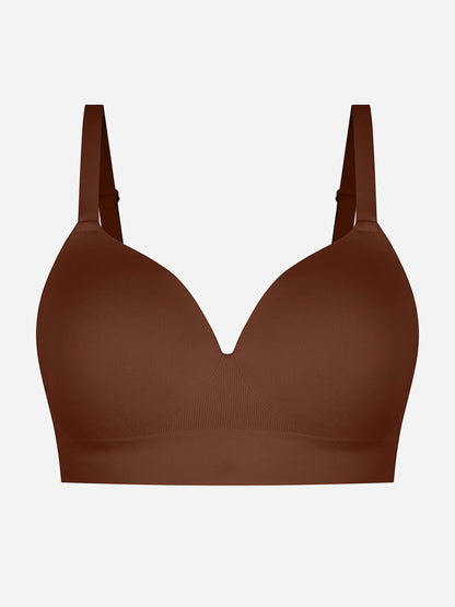 Feelingirl Wireless Push-Up Seamless Comfort Full Coverage Bra