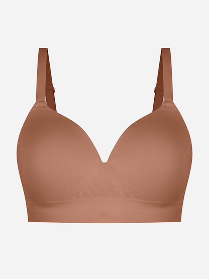 Feelingirl Wireless Push-Up Seamless Comfort Full Coverage Bra
