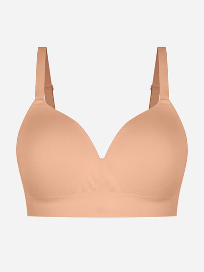 Feelingirl Wireless Push-Up Seamless Comfort Full Coverage Bra