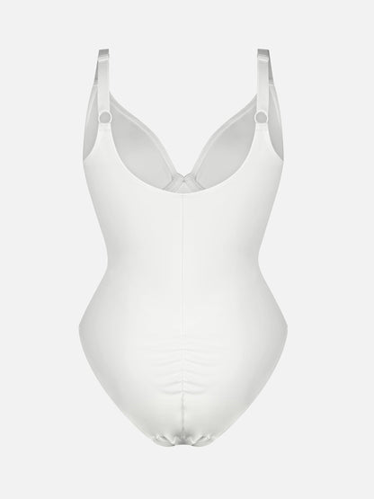 Feelingirl V Neck Tummy Control Shaping Bodysuit