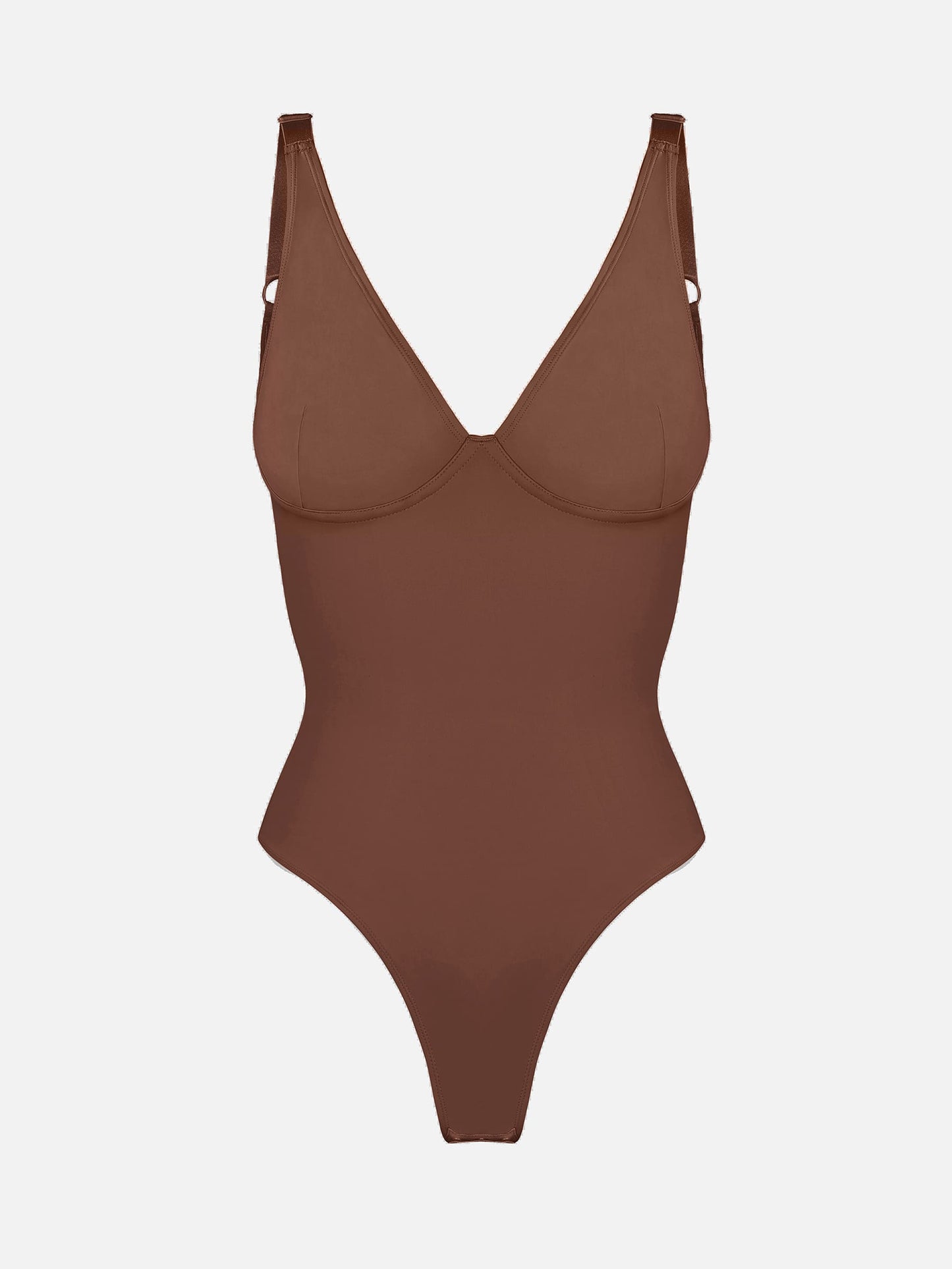 Feelingirl V Neck Tummy Control Shaping Bodysuit