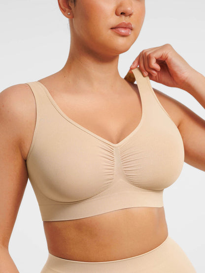 Feelingirl Seamless Wide Straps Everyday Bra