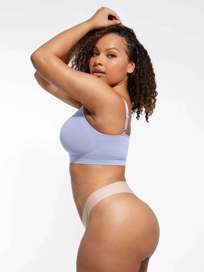 Feelingirl Everyday Wireless Bra Unlined Soft Bra