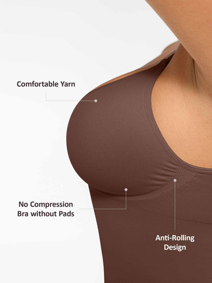 Feelingirl Bust Support Waist and Abdomen Control Shape Tank Top Vest