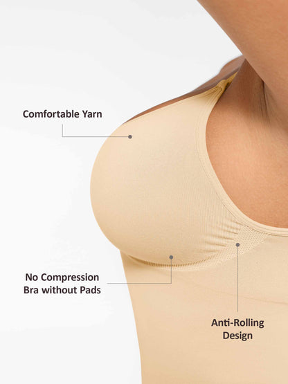 Feelingirl Bust Support Waist and Abdomen Control Shape Tank Top Vest