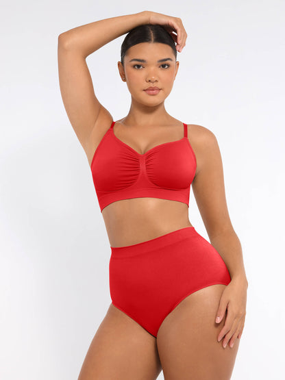 Feelingirl 3-Pack Smooth Seamless Wireless Bra Bundle