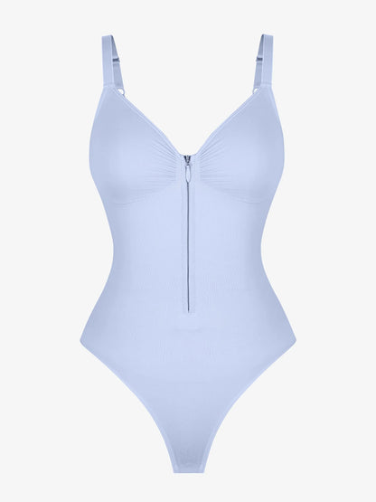 Feelingirl Tummy Control Seamless Zipper Shaping Bodysuit