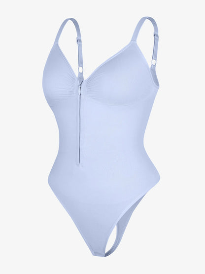 Feelingirl Tummy Control Seamless Zipper Shaping Bodysuit