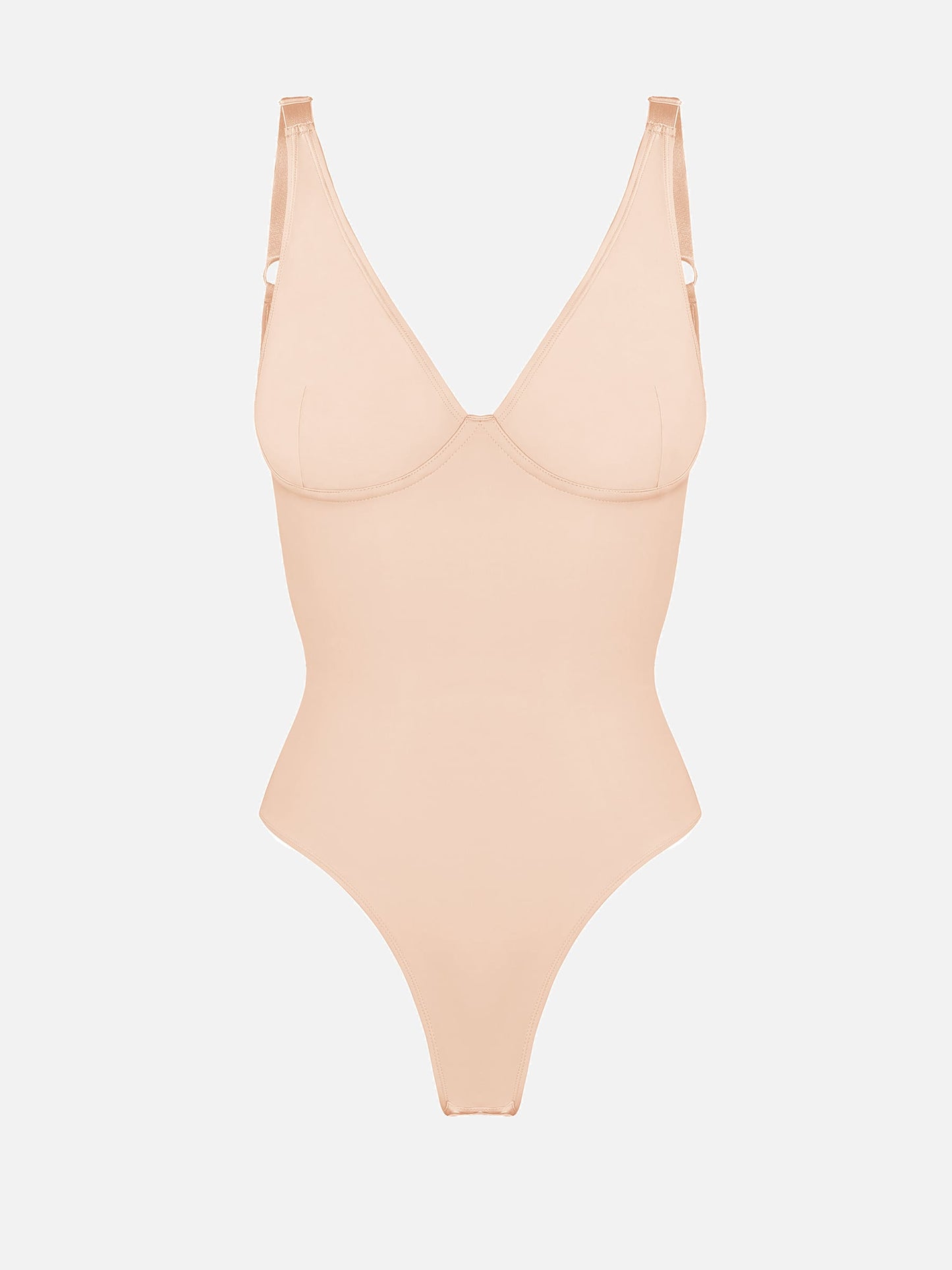 Feelingirl V Neck Tummy Control Shaping Bodysuit