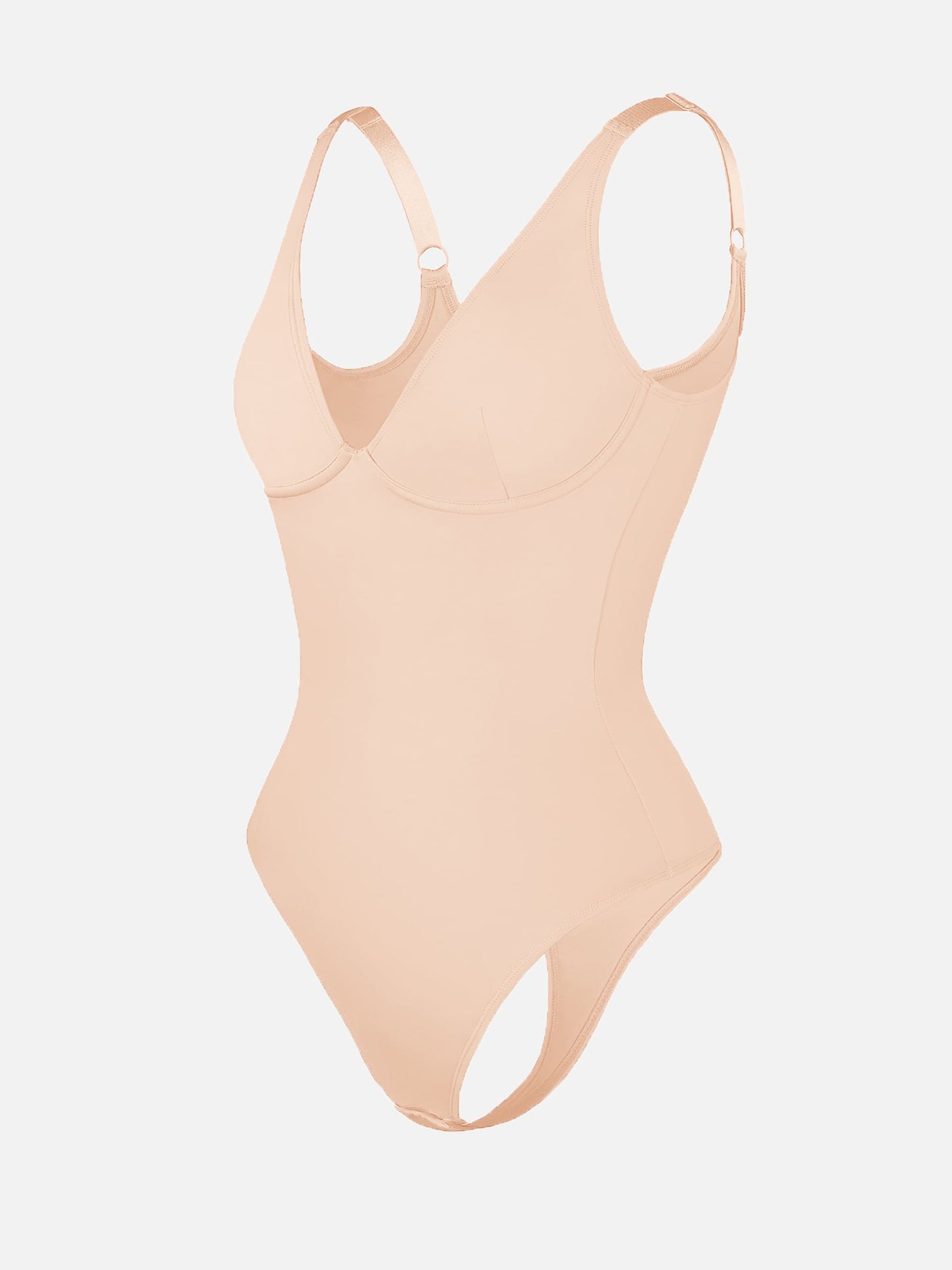 Feelingirl V Neck Tummy Control Shaping Bodysuit