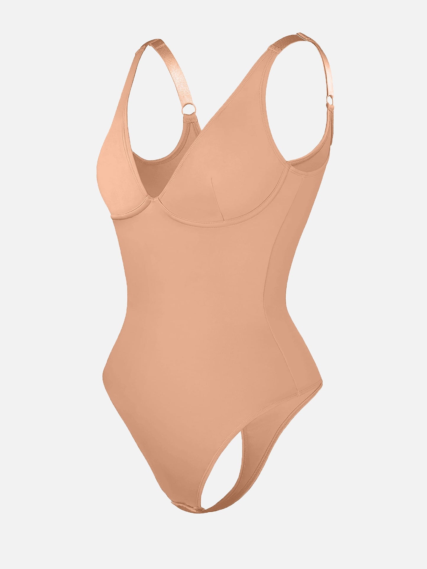 Feelingirl V Neck Tummy Control Shaping Bodysuit