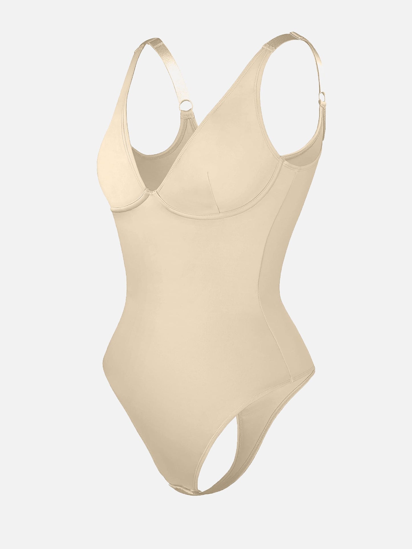 Feelingirl V Neck Tummy Control Shaping Bodysuit