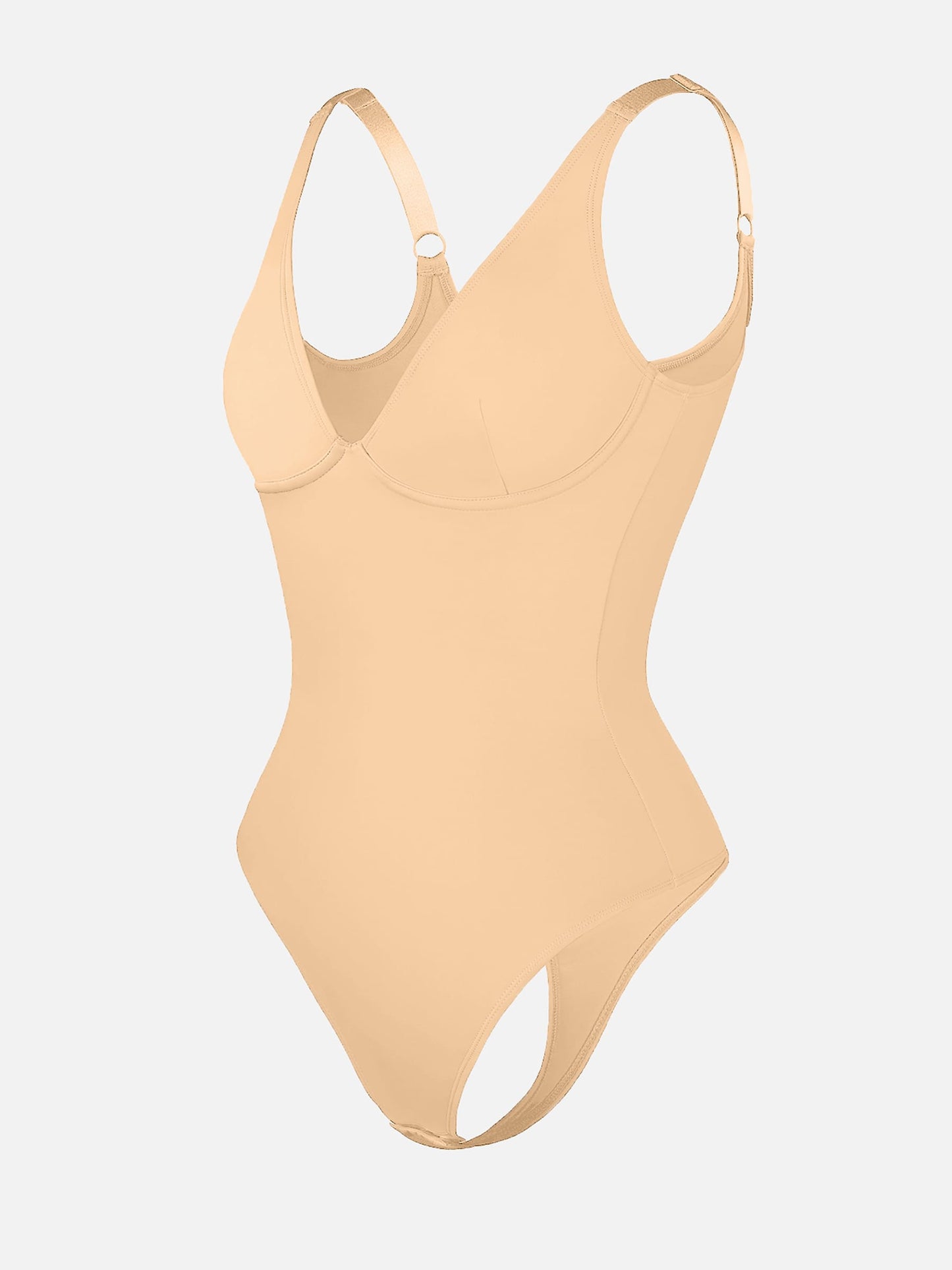 Feelingirl V Neck Tummy Control Shaping Bodysuit