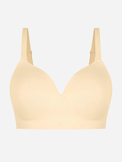 Feelingirl Wireless Push-Up Seamless Comfort Full Coverage Bra