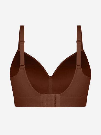 Feelingirl Wireless Push-Up Seamless Comfort Full Coverage Bra